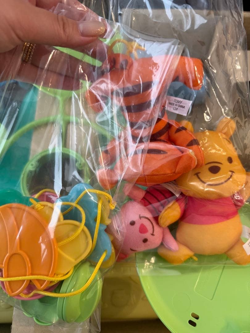 【新品同様】 ベビージム ディズニー 6WAYジムにへんしんメリー プーメリー