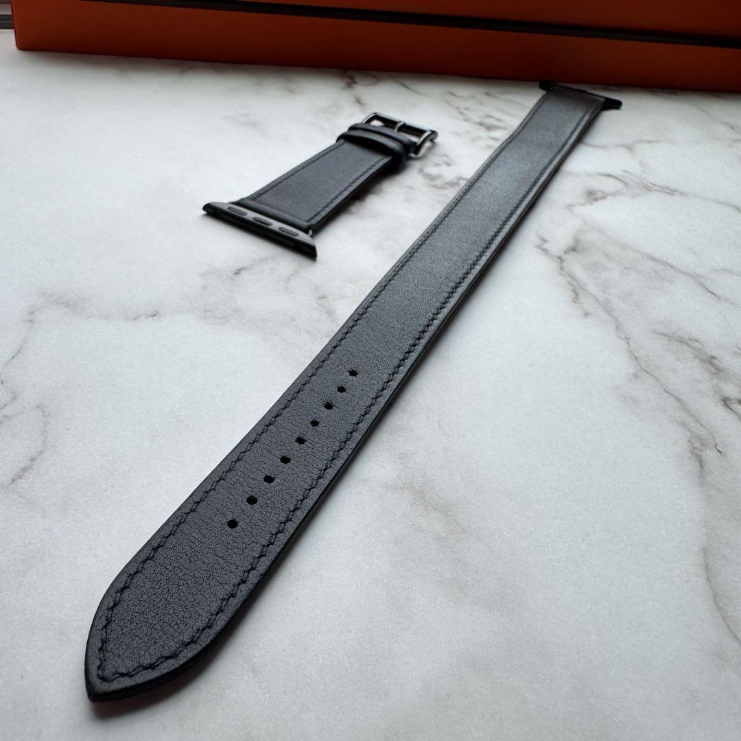 2581 美品　Apple Watch エルメス　ブラック　ドゥブルトゥール