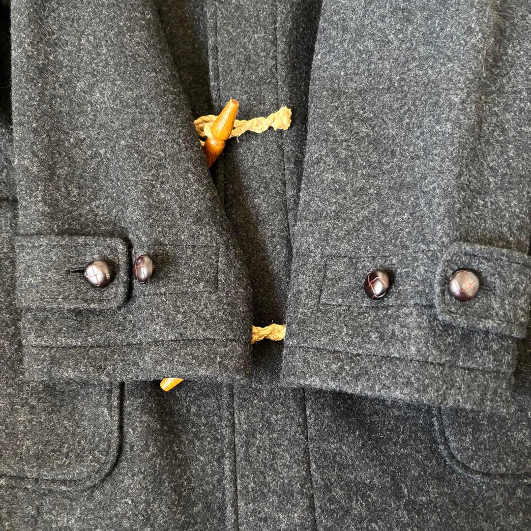 【極美品✨】ポロラルフローレン　ダッフルコート　フード　くるみボタン　三角タグＬ