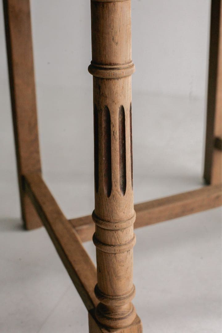 フランスアンティーク　ペーパーコードチェア　無垢材　古家具　アンティークチェア