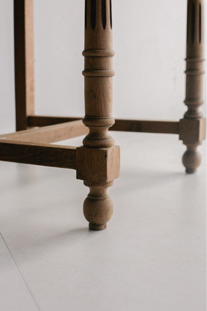 フランスアンティーク　ペーパーコードチェア　無垢材　古家具　アンティークチェア