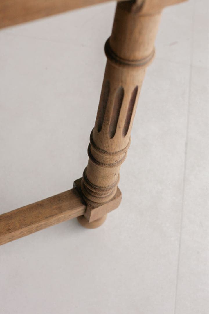 フランスアンティーク　ペーパーコードチェア　無垢材　古家具　アンティークチェア