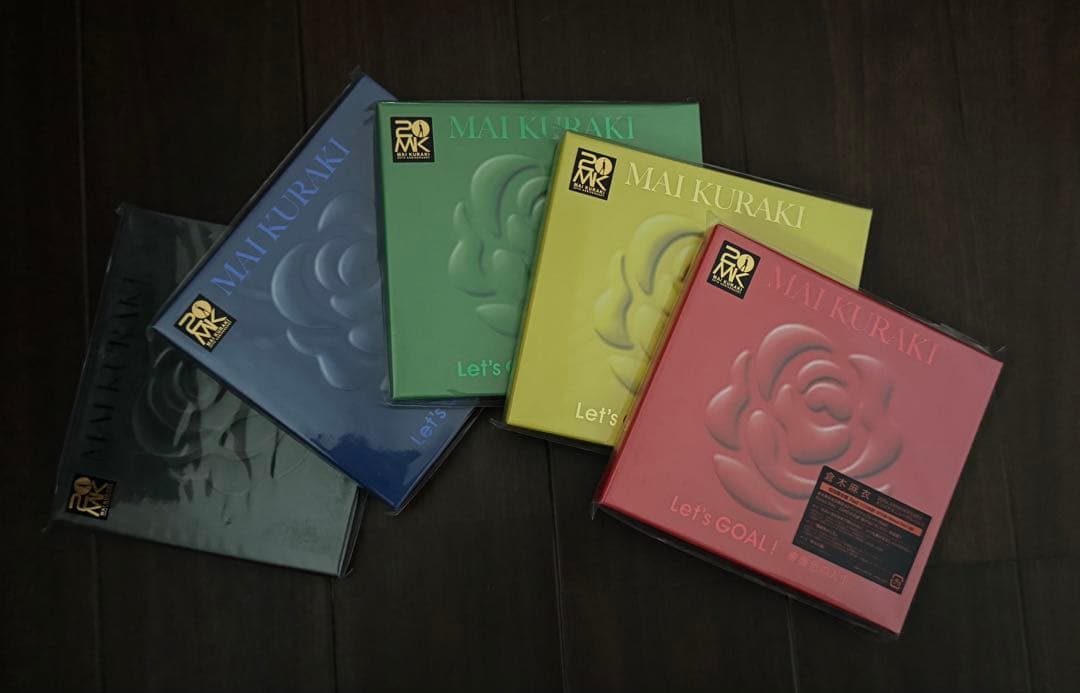 ✴︎新品未開封✴︎倉木麻衣　Let’s GOAL! 〜薔薇色の人生〜赤黄緑青黒の全色