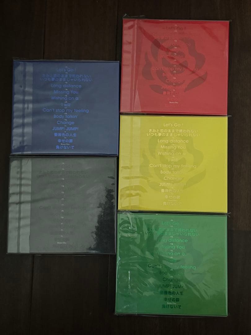 ✴︎新品未開封✴︎倉木麻衣　Let’s GOAL! 〜薔薇色の人生〜赤黄緑青黒の全色