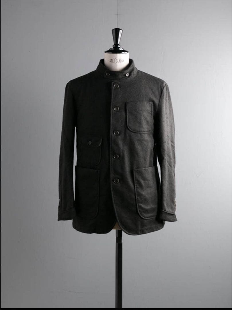 グリムジャケット WOOL LODEN CLOTH フォレスティエール　オリーブ