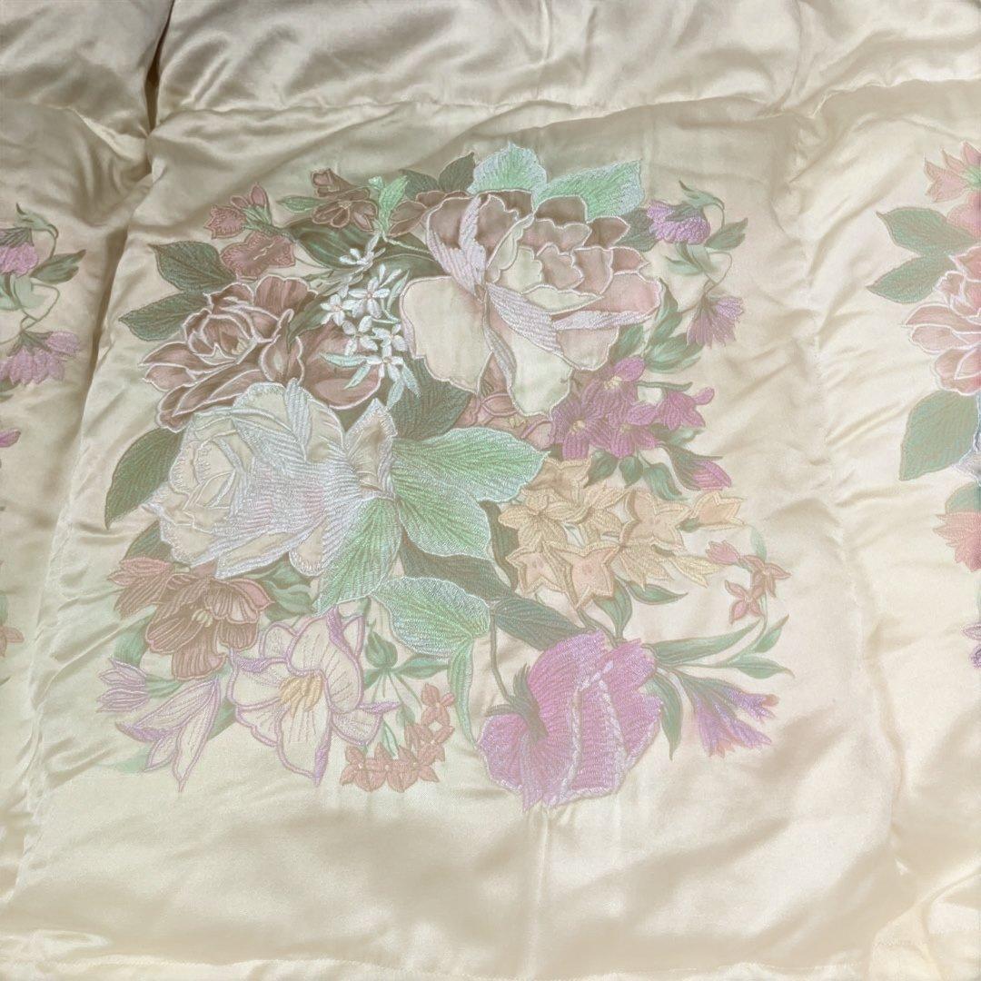 【anzu】羽毛布団　丸八真綿　　掛け布団　シルク　シングル