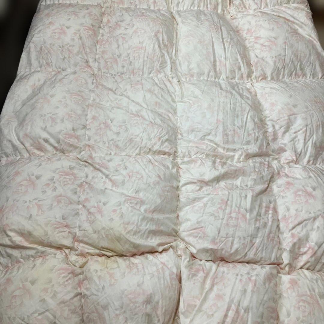 【anzu】羽毛布団　丸八真綿　　掛け布団　シルク　シングル