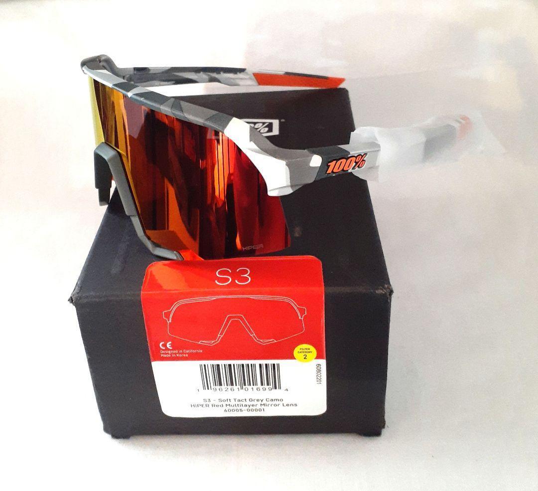 100% S3 Grey Camo ワンハンドレッド サングラス