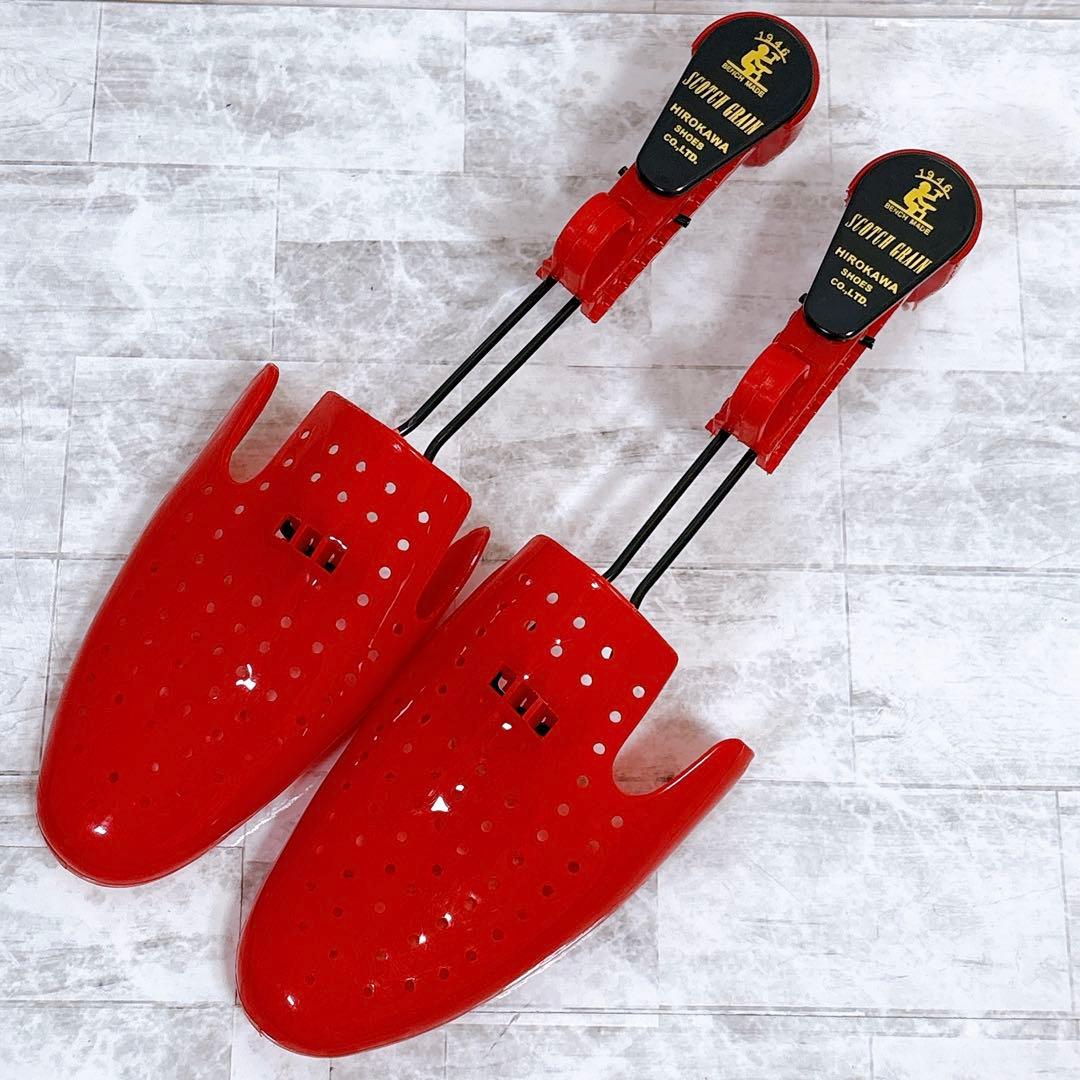 純正ツリー付★スコッチグレイン N-756 ストレートチップ 本革 黒 27cm