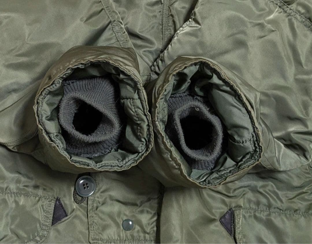 USA製 旧タグ 90s N-3B アルファ フライジャケット モッズコート