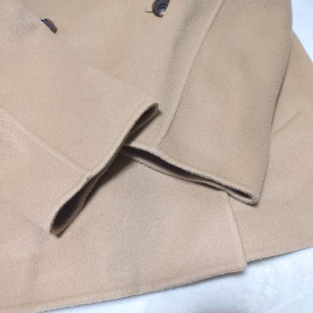 美品 theory ダブルブレスト ウール カシミヤ Pコート 2025年S