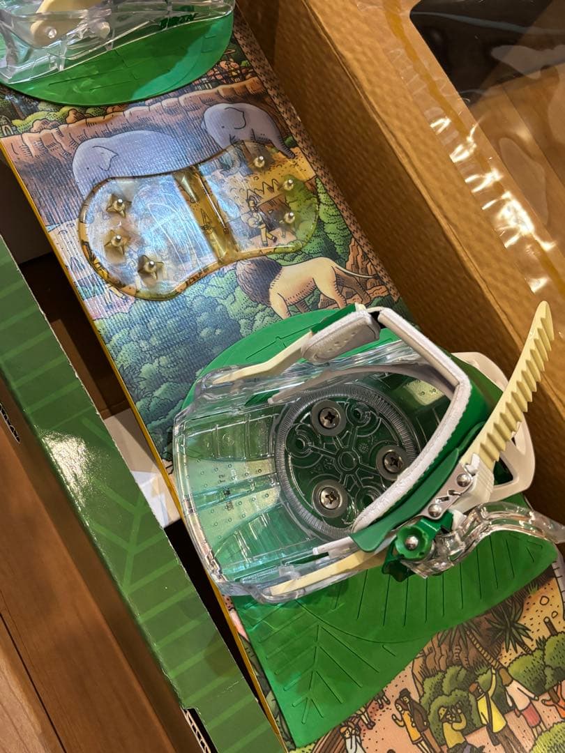 初心者セット Burton キッズボード90 バイン付き(ブーツ&パンダスキー)