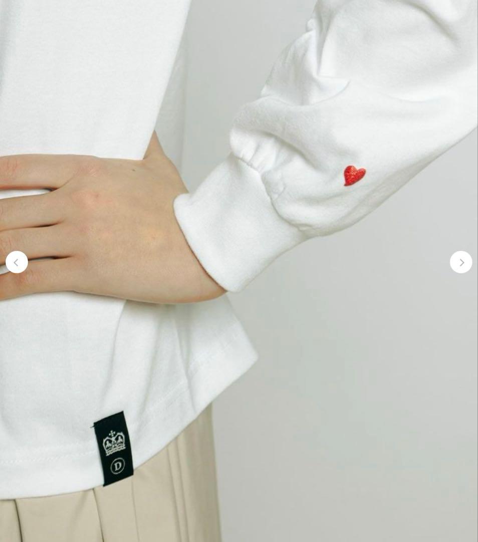 ダブルスタンダード　長袖Tシャツ ホワイト