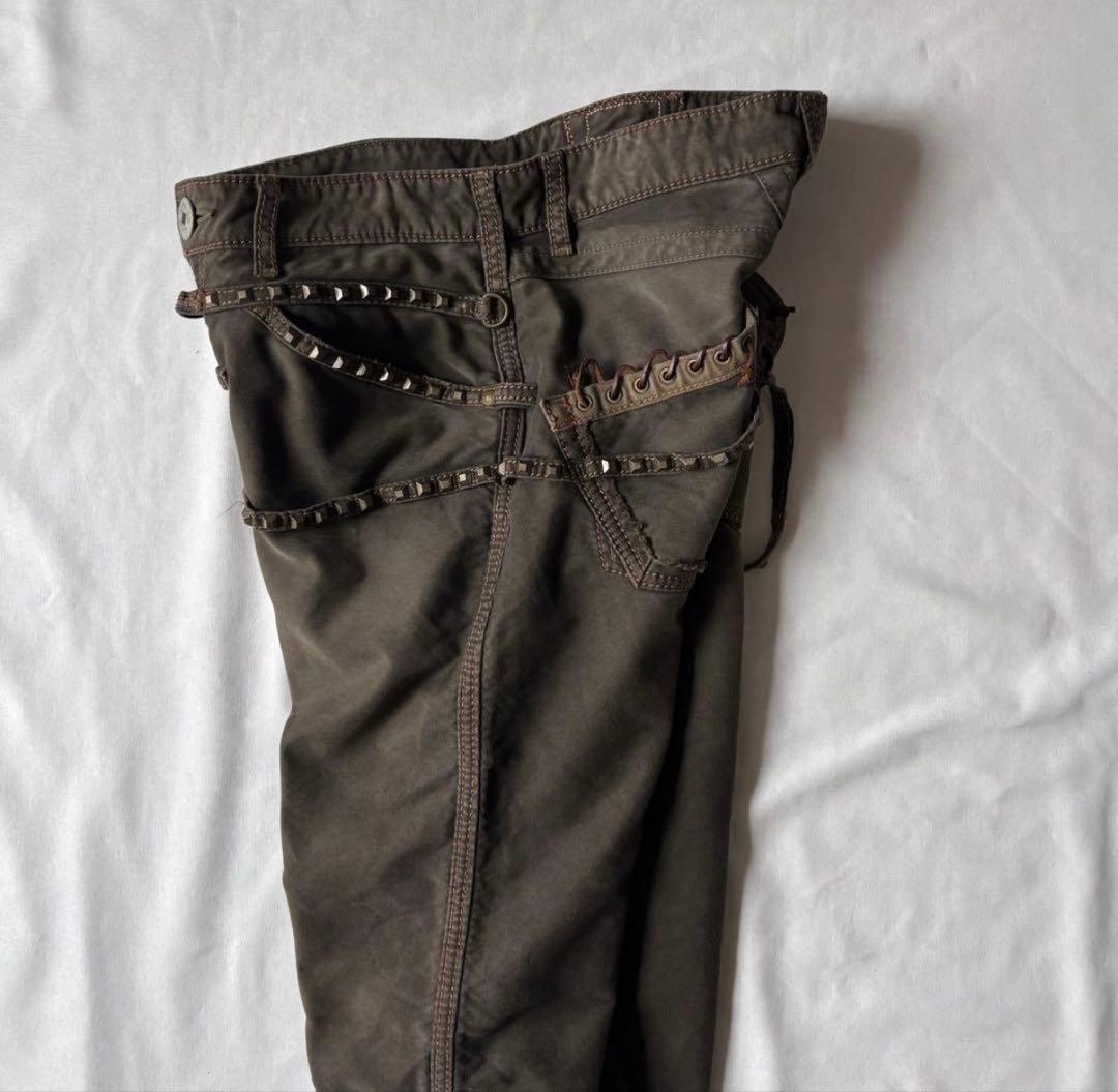 パンツ 90s-00s M.F.G studs design cotton pants