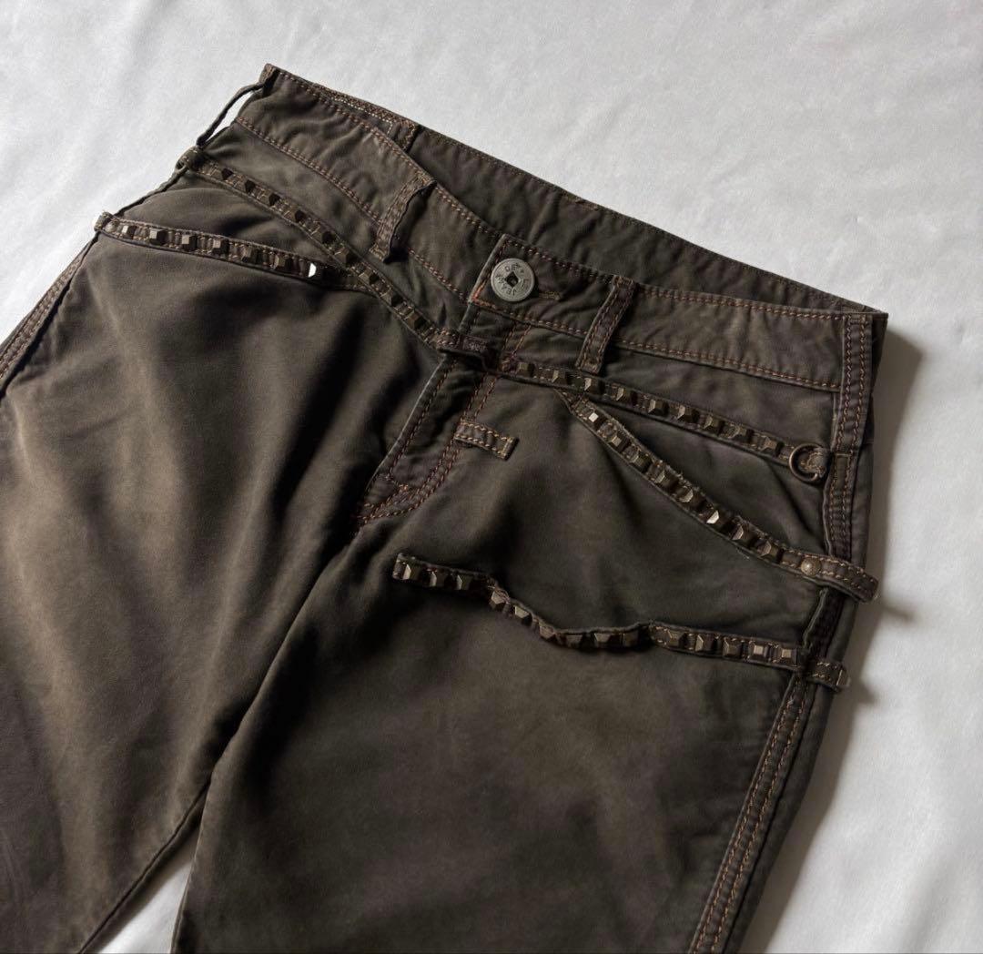 パンツ 90s-00s M.F.G studs design cotton pants