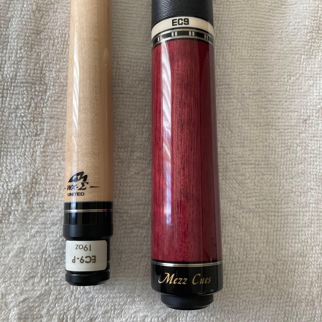 Mezz メッズキュー EC9-P 純正キューケース ZC-23付き