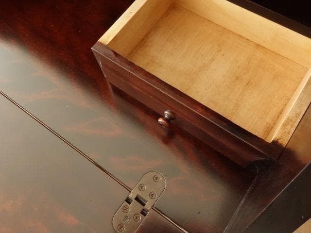 北海道民芸家具　ビューロー　ライティング　再塗装済　ＵＳＥＤ