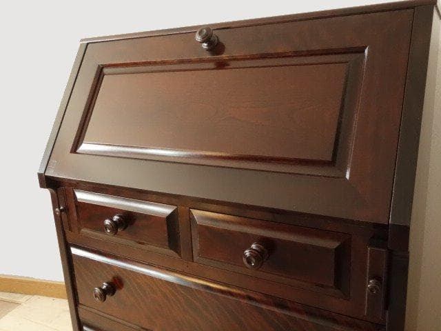 北海道民芸家具　ビューロー　ライティング　再塗装済　ＵＳＥＤ