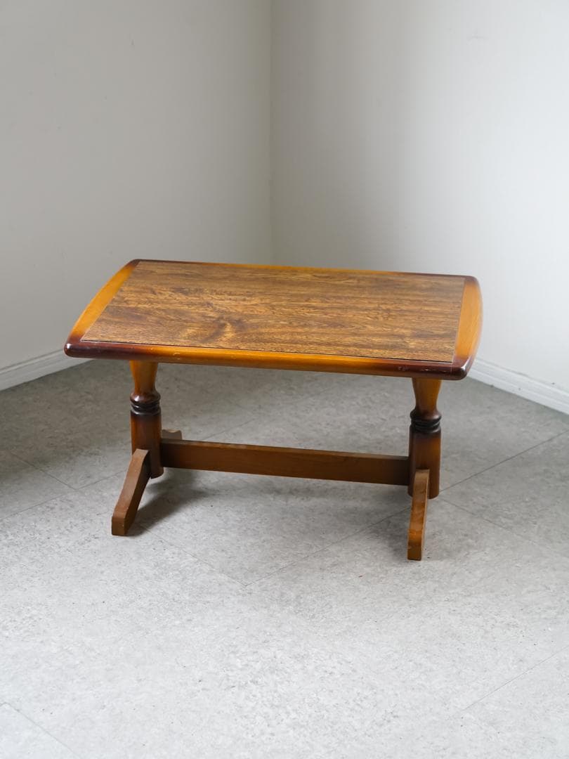 70-80's ヴィンテージ 木製コーヒーテーブル レトロモダン