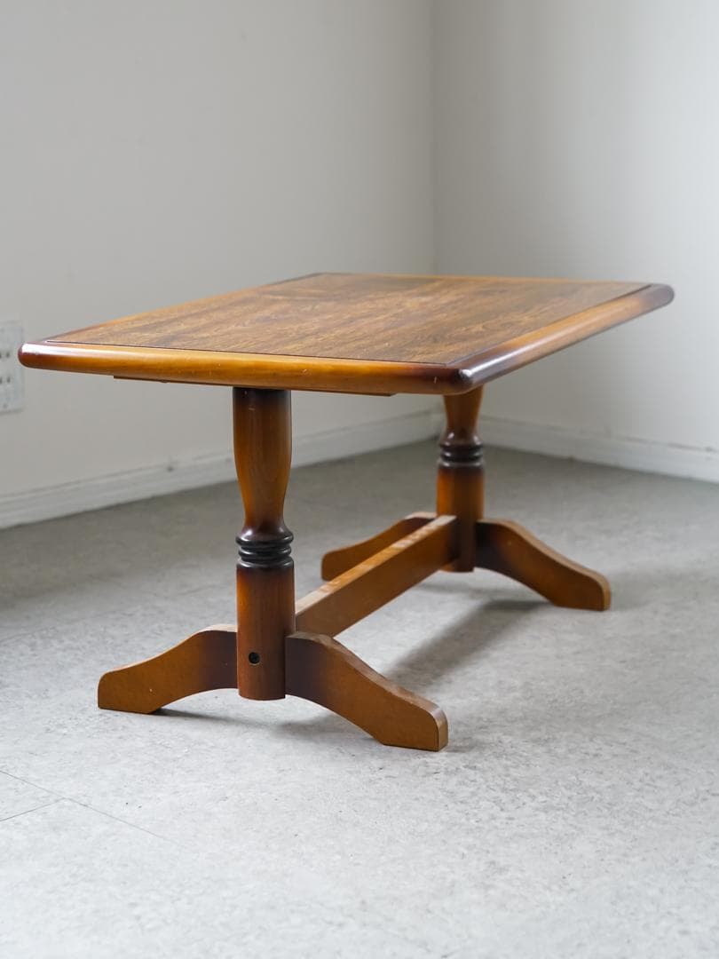 70-80's ヴィンテージ 木製コーヒーテーブル レトロモダン