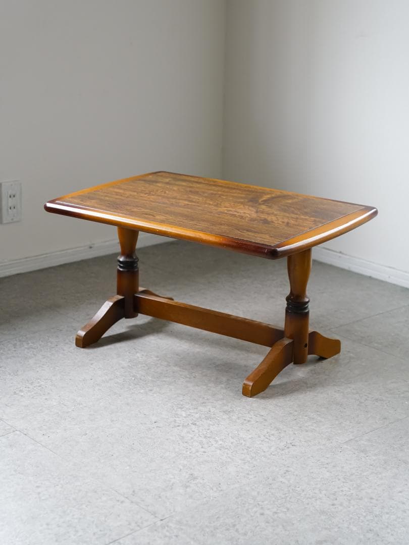 70-80's ヴィンテージ 木製コーヒーテーブル レトロモダン