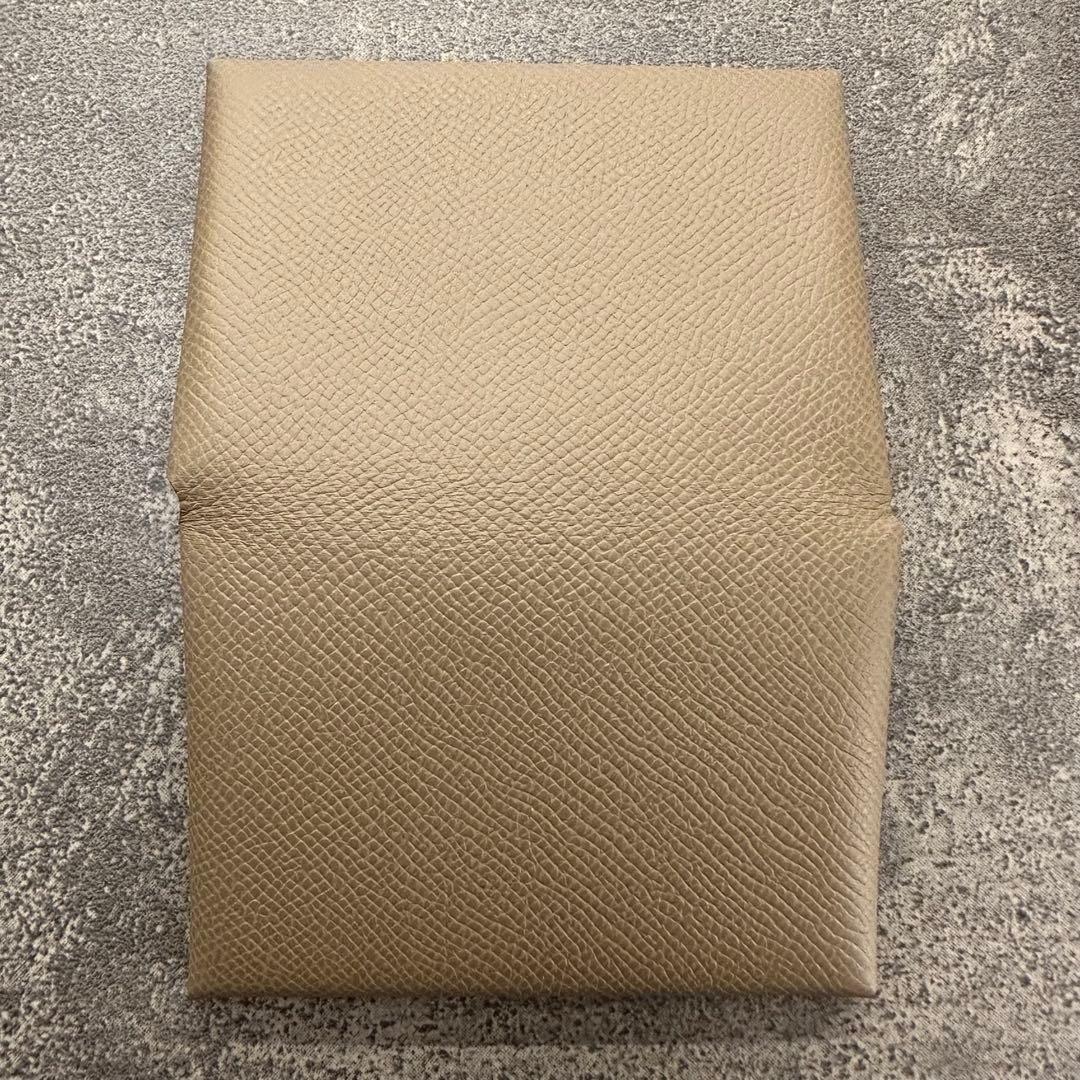 【新品】エルメス カルヴィデュオ エトゥープ HERMES CALVI DUO