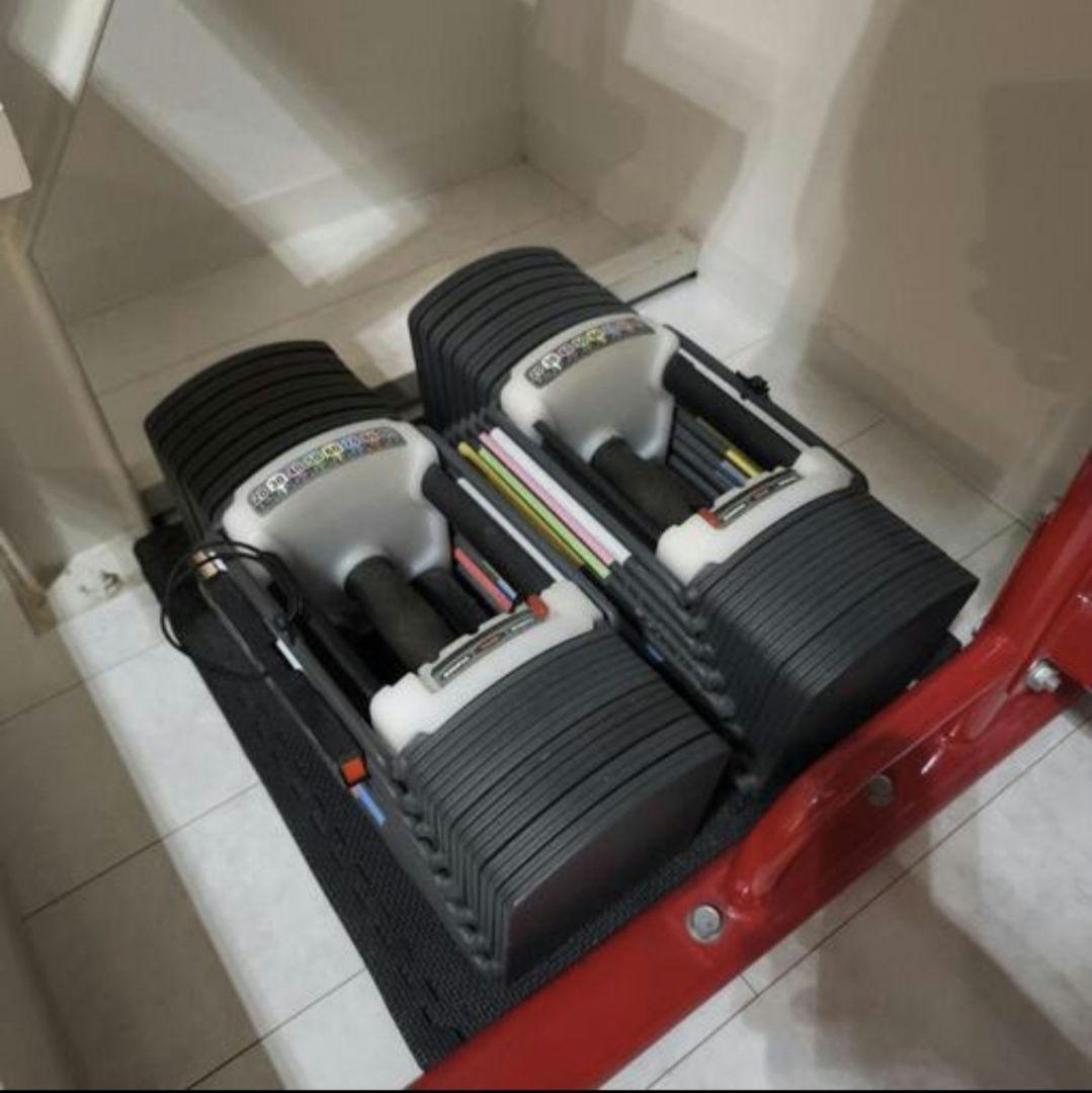 TOP FILM 可変式ダンベル19～41kg ブロックダンベル