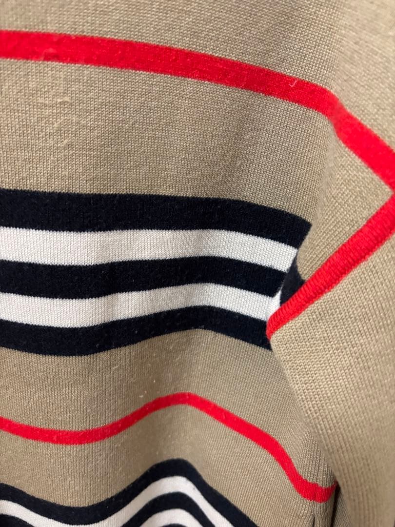 バーバリー⭐︎アイコンストライプ⭐︎ウールカシミアブレンド⭐︎カーディガン⭐︎14Y