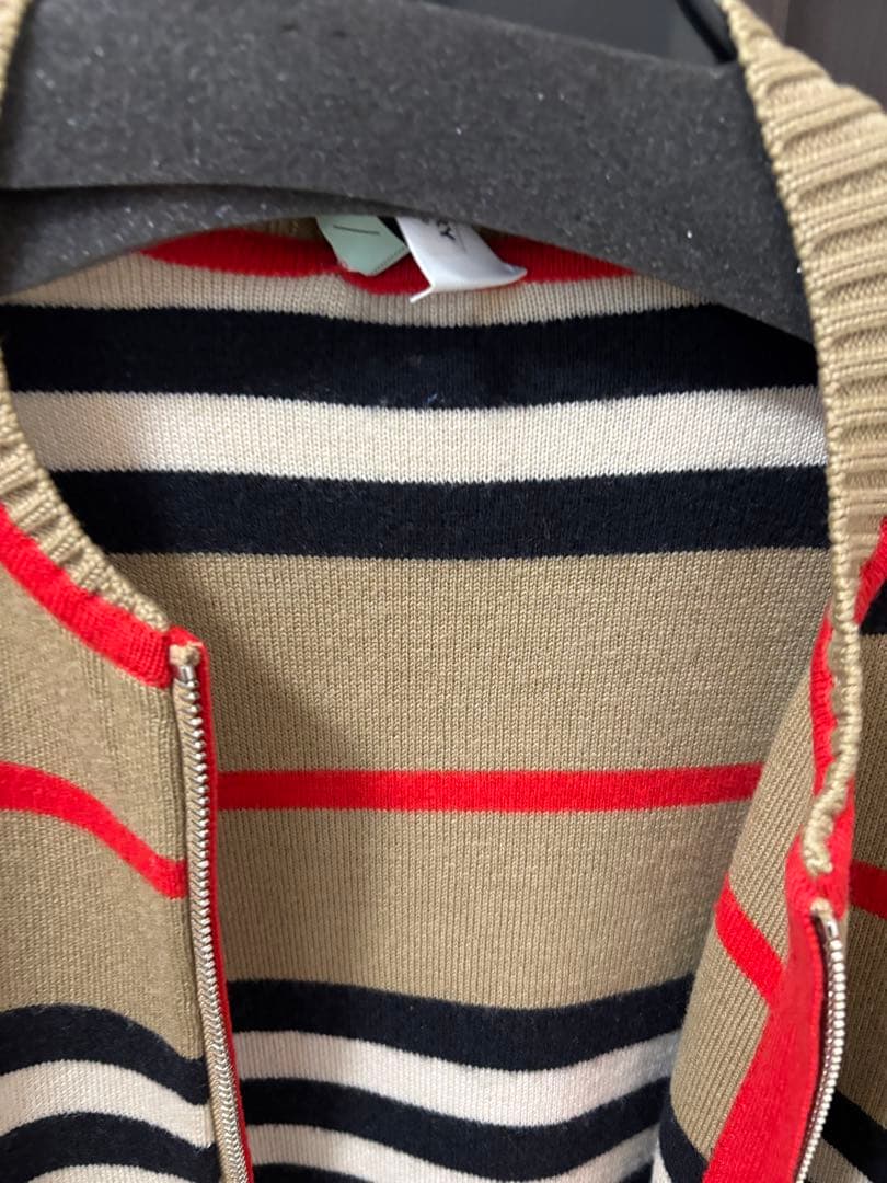 バーバリー⭐︎アイコンストライプ⭐︎ウールカシミアブレンド⭐︎カーディガン⭐︎14Y