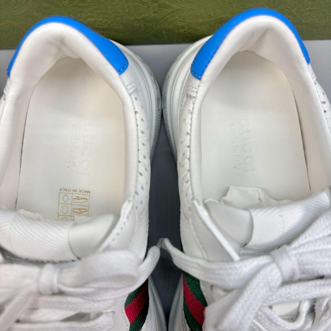 GUCCI グッチ　スニーカー　ストライプ　34 1/2