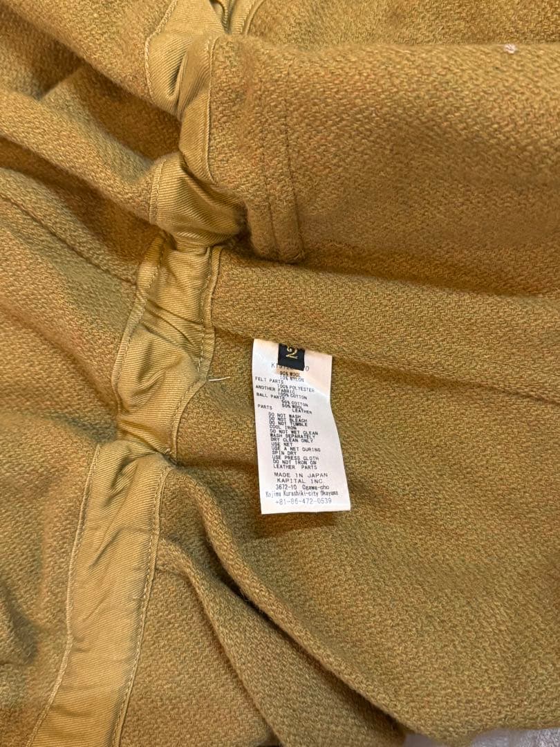 Kapital トールリングコート40sウールTRAGGLE