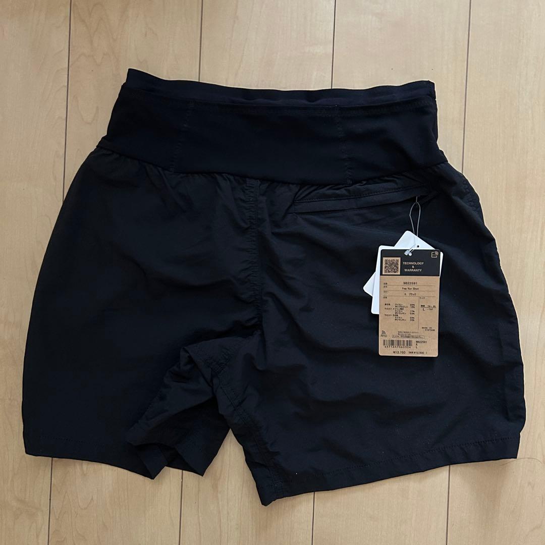 NB22591 ブラック ランニングショーツ L
