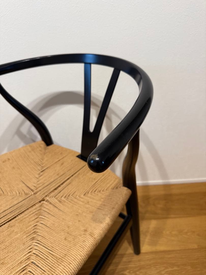 Yチェア　ブラック　ワイチェア　CH24 ②