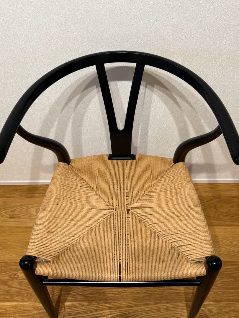 Yチェア　ブラック　ワイチェア　CH24 ②