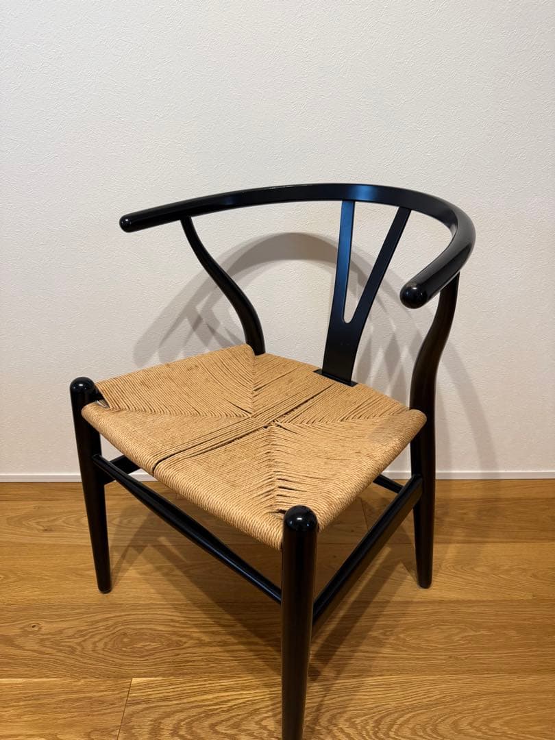 Yチェア　ブラック　ワイチェア　CH24 ②