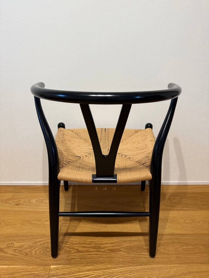 Yチェア　ブラック　ワイチェア　CH24 ②