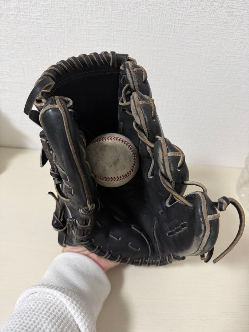 ミズノ 硬式野球グローブ 黒
