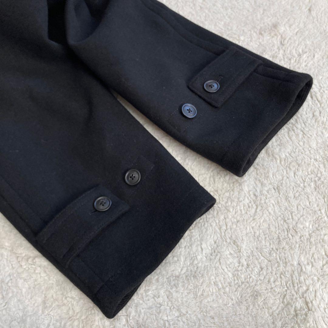 【極美品・完売品】ユニクロ+J　ウールオーバーサイズダッフルコート　黒　サイズL