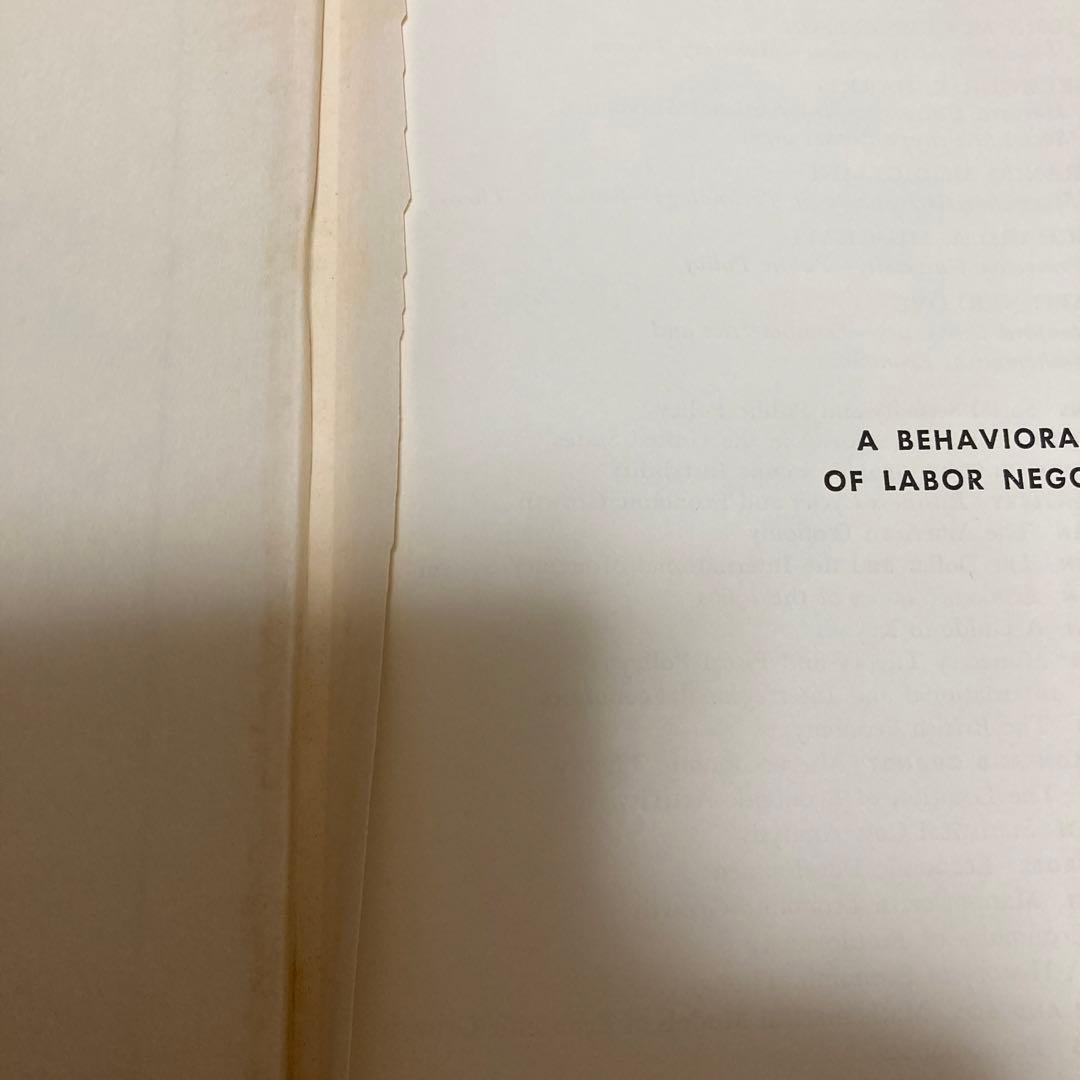 ▼A Behavioural Theory of Labour Negotia.