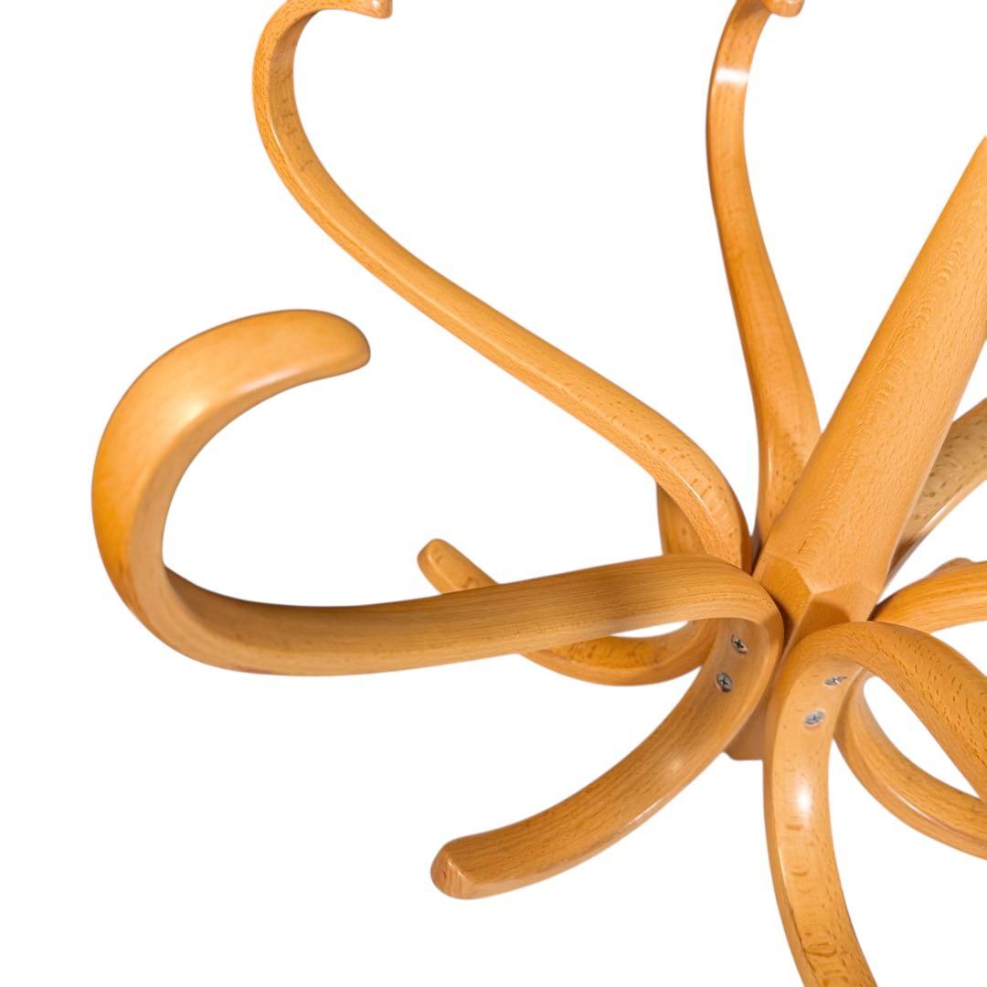 HR707 【高級】秋田木工　大塚家具 コートスタンド 「No.48」 ブナ材