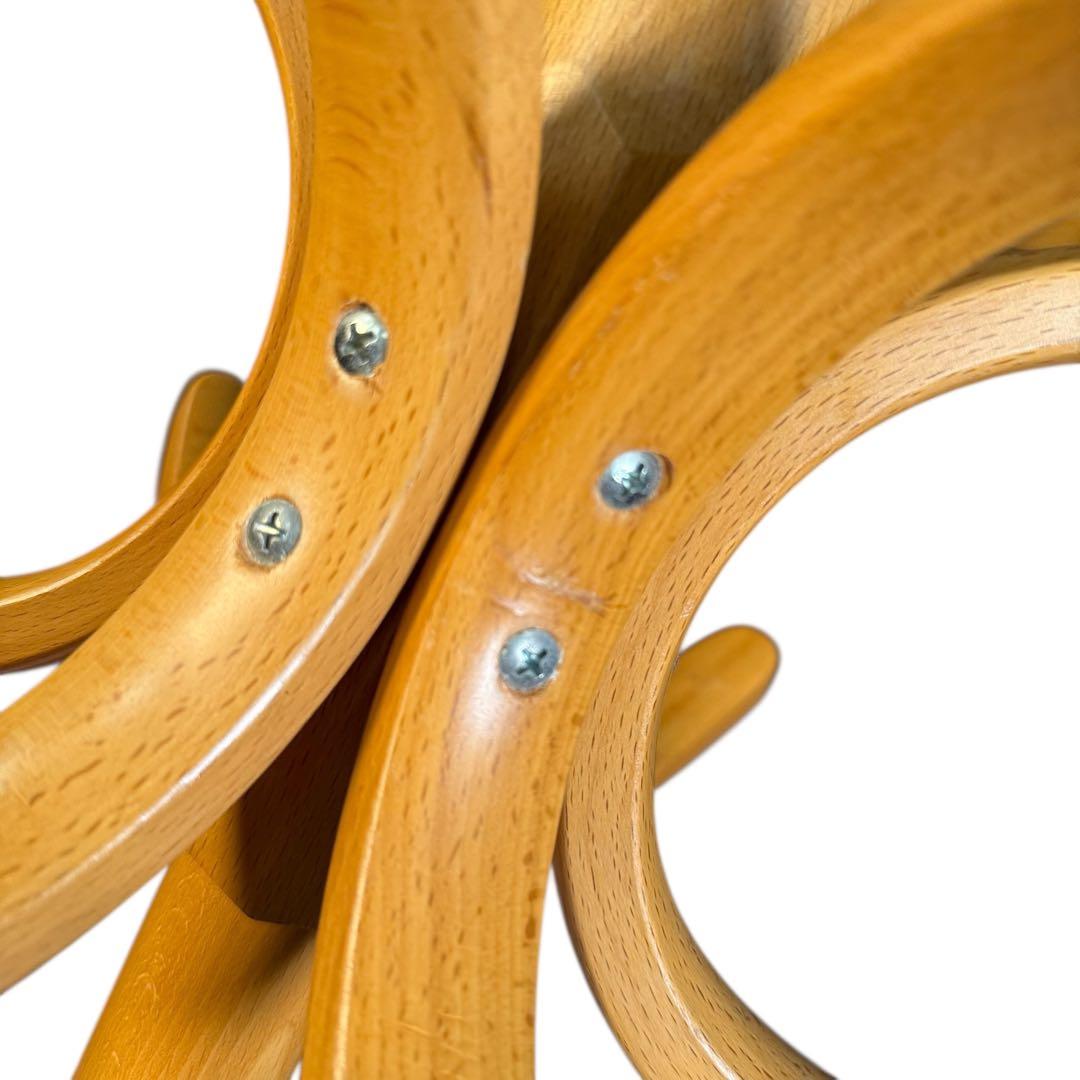 HR707 【高級】秋田木工　大塚家具 コートスタンド 「No.48」 ブナ材