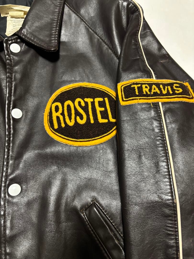 J*n様 レザージャケット　スタジャン　ヴィンテージ　ホッケージャケット　80'