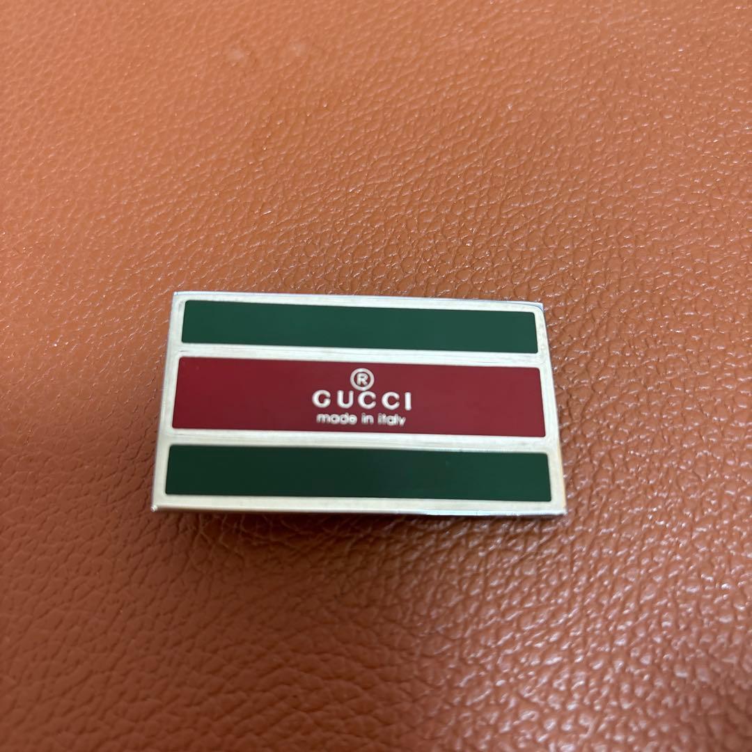 GUCCI ストライプ マネークリップ