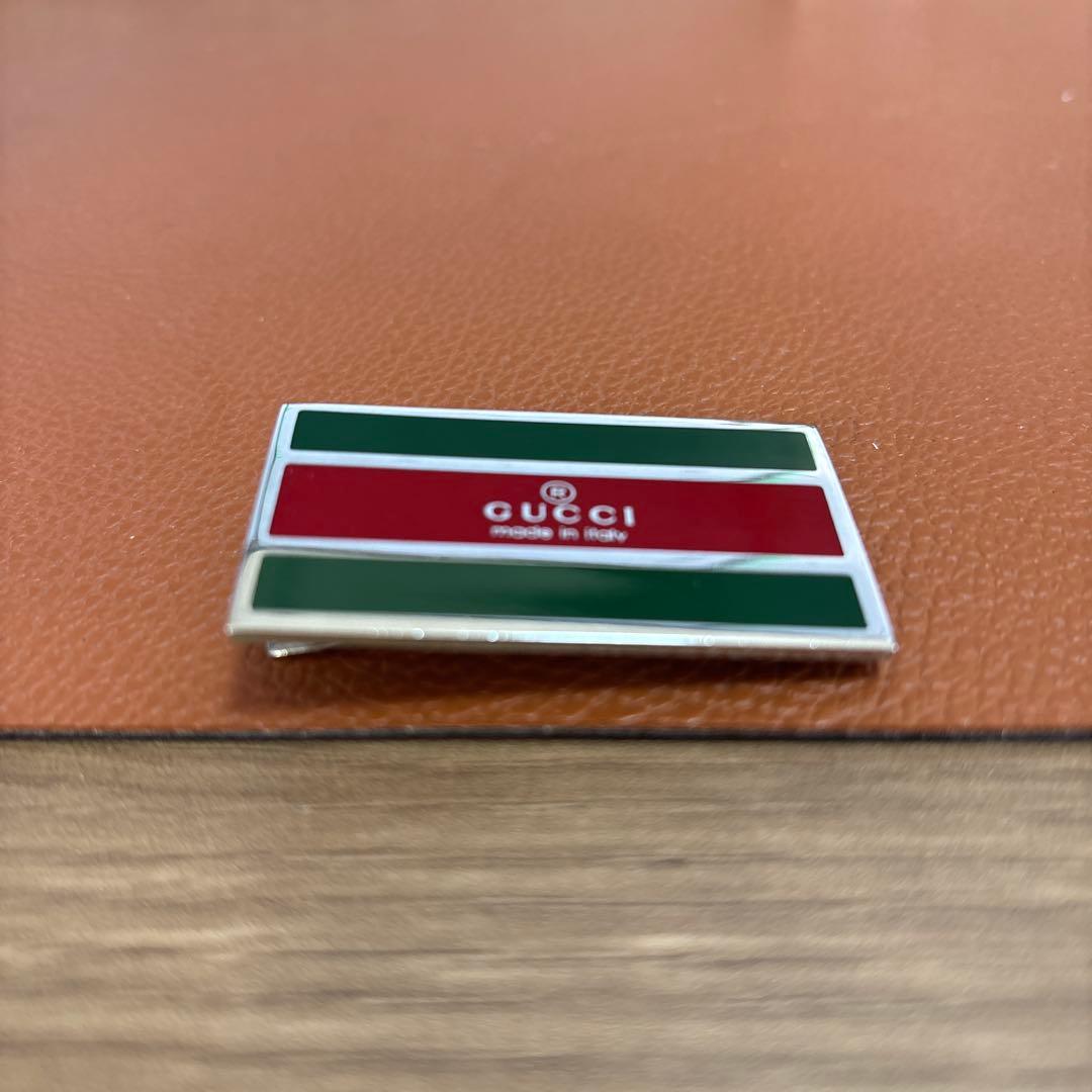 GUCCI ストライプ マネークリップ