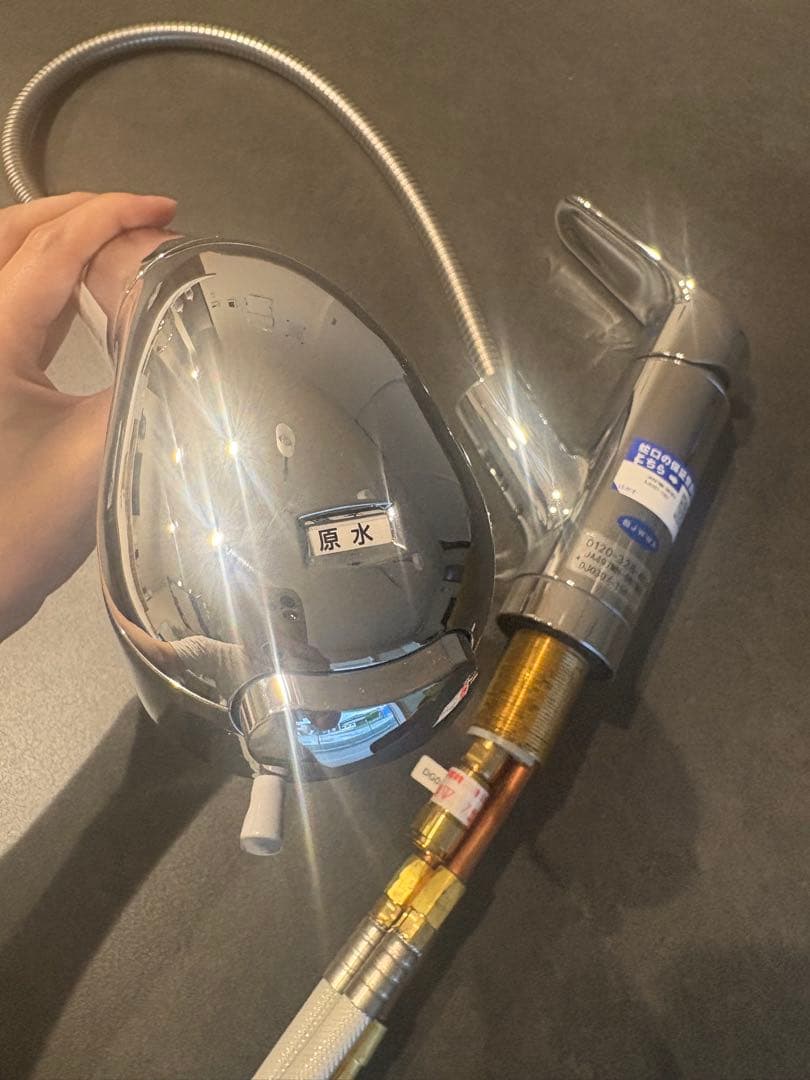 【美品】タカギ 浄水器一体型水栓 キッチン水栓