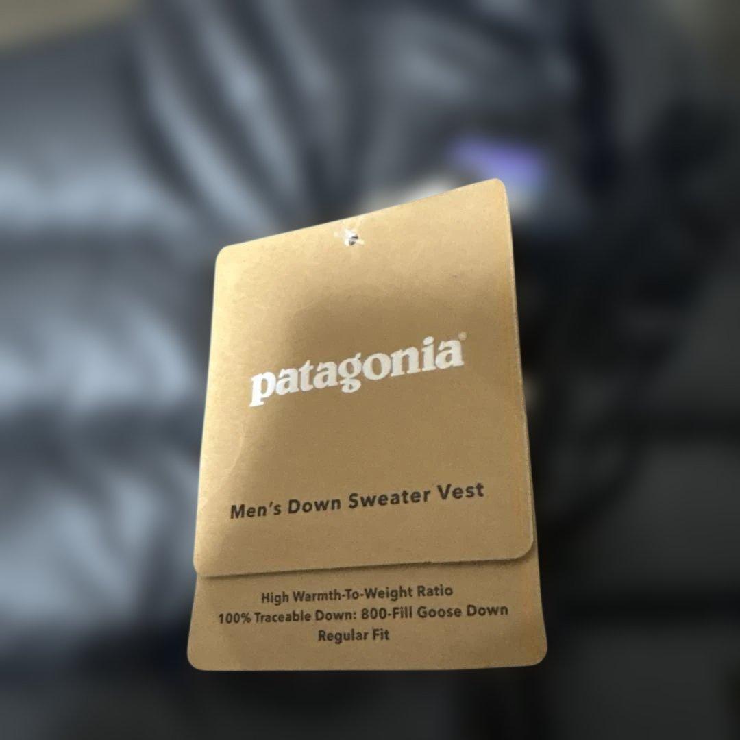 patagonia ブラック ダウンベスト