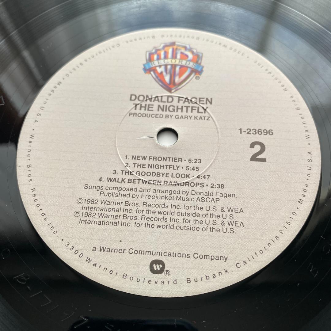 洋楽 LP Donald Fagen The Nightfly US ORG RL