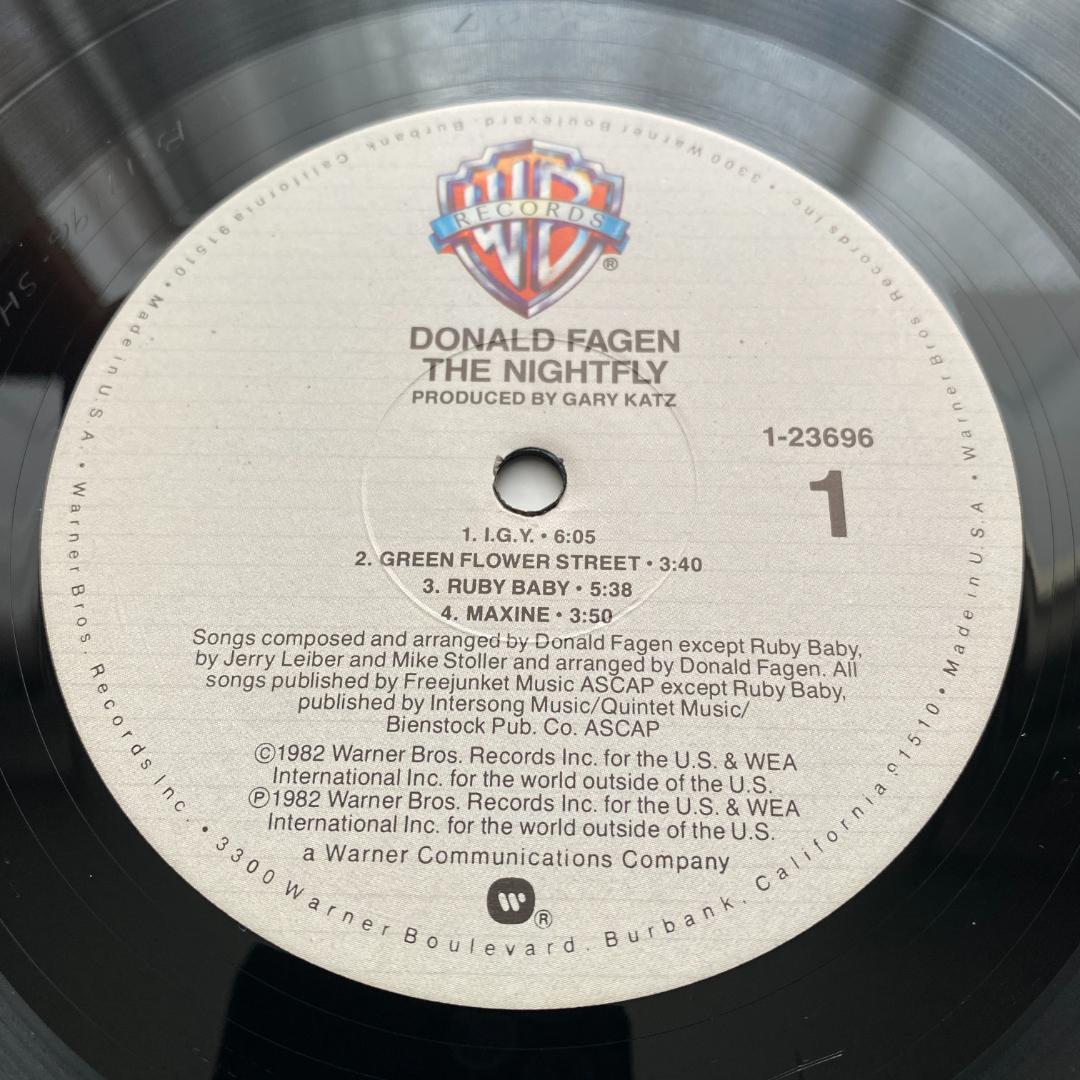 洋楽 LP Donald Fagen The Nightfly US ORG RL