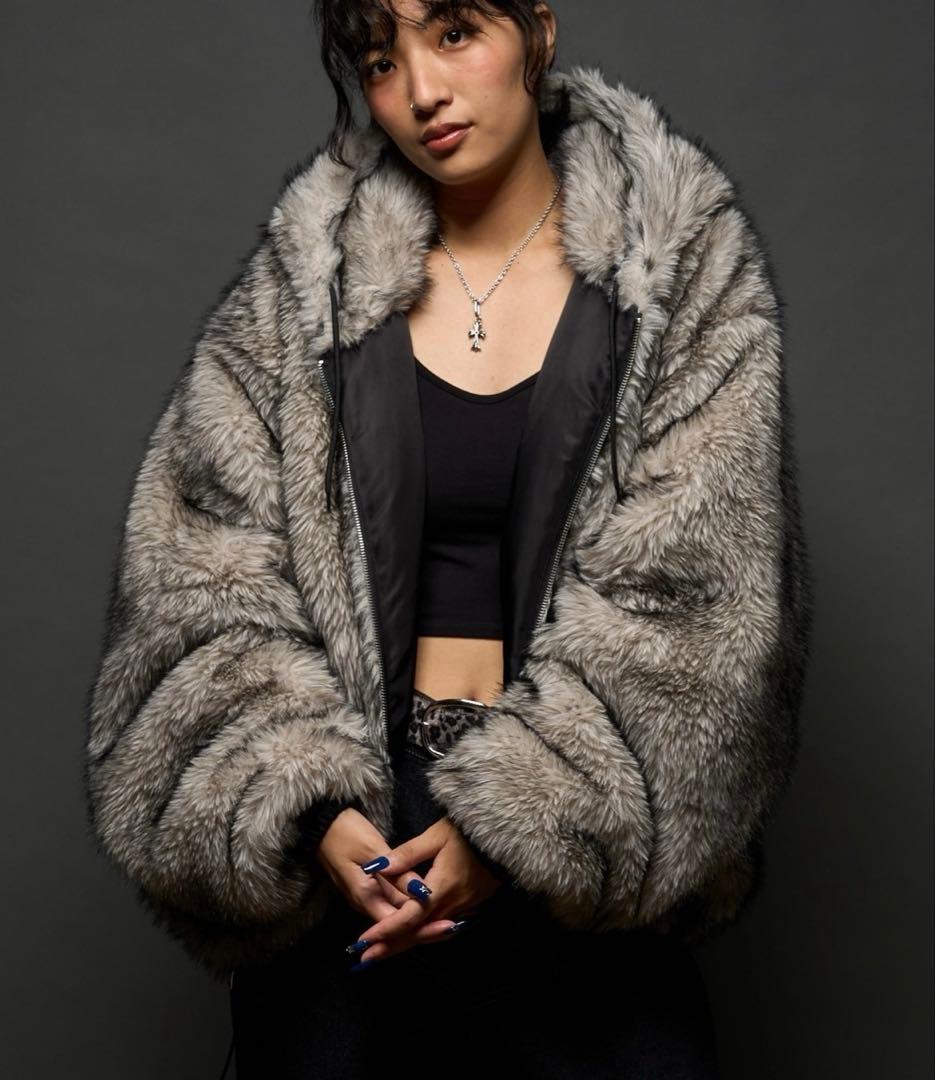 who'swhogallery 2WAYリバーシブルファーブルゾン