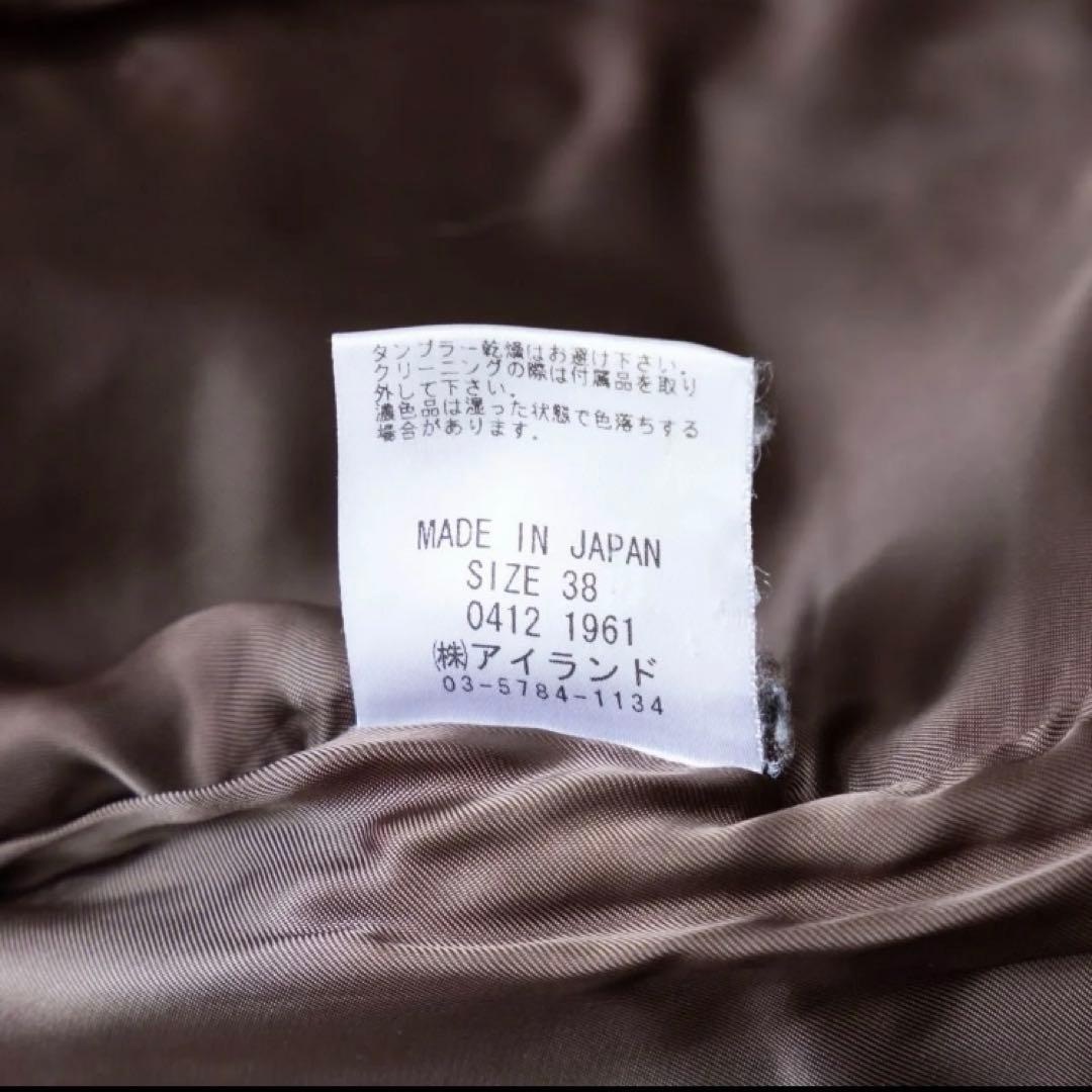 グレースコンチネンタル　カシミヤビーバーコート　ファー　オリーブ